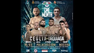 TITOLO EBU SILVER LEGGERI  GIANLUCA CEGLIA VS FRANK URQUIAGA [upl. by Tonneson]