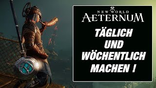 New World Aeternum  Macht das täglich Endgame Info [upl. by Francie]