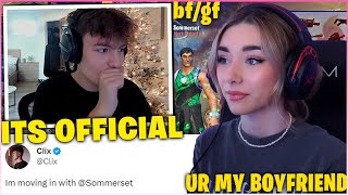 CLIX amp SOMMERSET Reveal Theyre OFFICIALLY DATING After Doing The Boyfriend Tag challenge Fortnite [upl. by Anerys479]