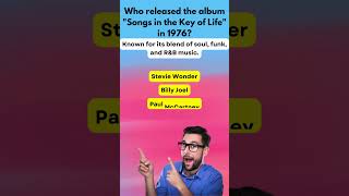 Music Trivia Quiz  Who released the album quotSongs in the Key of Lifequot in 1976 [upl. by Ainevuol]