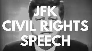 John F Kennedys Civil Rights Speech The Alabama Issue  June 11 1963 [upl. by Bergerac316]