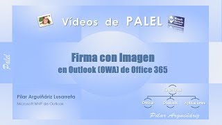 Outlook Web App OWA  Office 365  Crear una firma de correo con imagen [upl. by Atillertse]