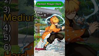 Demon slayer quiz  Are you a true fan shortsviral shorts viral demonslayer demonslayerquiz [upl. by Ielerol414]