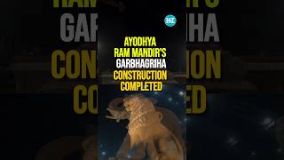 Ayodhya Ram Mandirs Garbhagriha Construction Completed  Watch [upl. by Okimat]