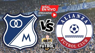 Millonarios 1 vs Alianza FC 1  Fecha 3  Liga I 2024 [upl. by Annoeik992]