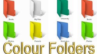 Add Colours to your Folders [upl. by Oric]