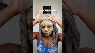 ASMR 4c Hair Washday asmr asmrsounds washday naturalhair hairgrowth [upl. by Ecnarual]