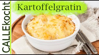 Kartoffelgratin selber machen  Omas Rezept für Kartoffelauflauf [upl. by Aniroz]