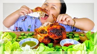 WHOLE ROTISSERIE CHICKEN MUKBANG 먹방  EATING SHOW [upl. by Fen853]