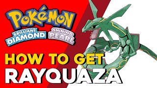 Pokemon Brilliant Diamond amp Shining Pearl How To Get Rayquaza Legendary Pokemon Pokemon BDSP [upl. by Harte]