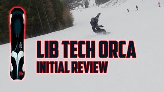 Lib Tech Orca 2021 Snowboard Review [upl. by Hansel855]