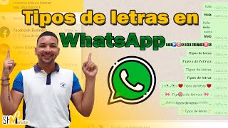 100 Tipos de letras en WhatsApp 2022  Tipografías creativas [upl. by Htinnek]