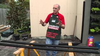 How To SetOut Posts For A Colorbond Fence  DIY At Bunnings [upl. by Atteuqcaj826]