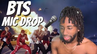 BTS MIC DROP REACTION  Steve Aoki Remix  Official MV [upl. by Nnazus]