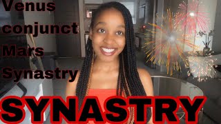 SYNASTRY Venus conjunct Mars synastry [upl. by Selway128]