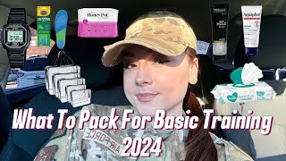 WHAT TO PACK FOR AIR FORCE BMT 2024  ACCURATE UPDATED BASIC TRAINING PACKING LIST [upl. by Cohby]