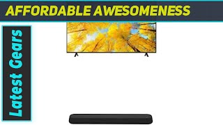 LG UHD UQ75 Series 75” amp Eclair SE6S 30 ch Sound Bar Review [upl. by Mechling]