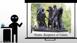 Rodin Burghers of Calais [upl. by Gnilyarg123]