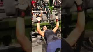 20kg dumbbell bench press [upl. by Gerianne]