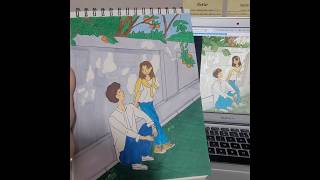 Our beloved summer kdrama çizimi 1drawing kdrama keşfet keşfetbeniöneçıkar [upl. by Vtarj]