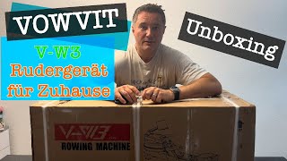 Unboxing  VOWVIT VW3 Rudergerät für Zuhause [upl. by Kucik]