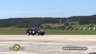 Euro NCAP  Kia Carens  2013  ESC test [upl. by Pembrook]