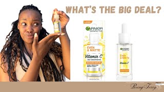 Garnier Vitamin C Booster Serum Review [upl. by Lenny117]