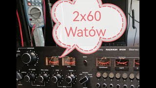 Prosty sposób na zwiększenie mocy 2x60 watów Radmor 5102 [upl. by Kampmeier]