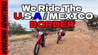 Dual Sport High Desert Border Ride Mexico  U S A Arizona Honda CRF300L [upl. by Orran]