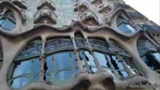 Barcelona Spain  Famous Buildings of Gaudi HD [upl. by Ervine]