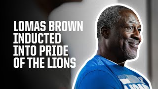 Lomas Brown to be inducted to the Pride of the Lions [upl. by Nunes]