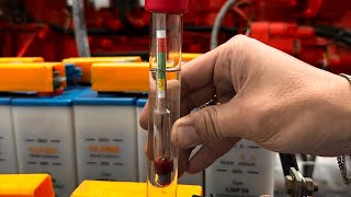 Hydrometer or density meter to measure nickel cadmium battery [upl. by Galateah]