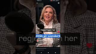 My Queen Sylvi Listhaug 💯🫶🏻🥰 We have to be more strickt about the quotborder jumpingquot [upl. by Shatzer]