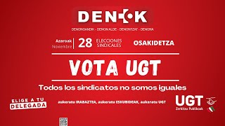 MÁS DE 1100 RAZONES PARA VOTAR UGT [upl. by Lashonde560]