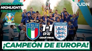 Highlights  Italia 1321 Inglaterra  UEFA Euro 2020  Final  TUDN [upl. by Brod297]