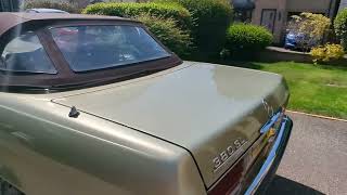 1981 Mercedes 380SL R107  Exterior Review [upl. by Nidnal]