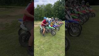 Pit bike party RawSpeed 3SRTV Kawasaki KLX110 Honda CRF110 Yamaha TTR110 [upl. by Nalid]