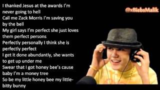 Justin Bieber Freestyle Rap 2011 LYRICS [upl. by Franky]