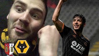 JIMENEZ HEADS WOLVES INTO NEXT ROUND IN PORTUGAL Braga Vs Wolves 33 Europa League Matchday Vlog [upl. by Ettelocin813]