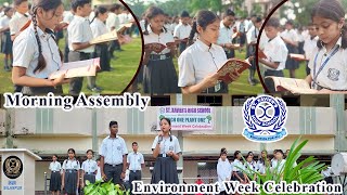 Morning Assembly  StXaviers High SchoolBharni  25th July 2024 [upl. by Yenhpad626]