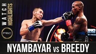 Nyambayar vs Breedy HIGHLIGHTS September 19 2020  PBC on SHOWTIME [upl. by Atinav]