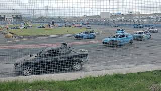 lochgelly Raceway rookie bangers Scottish championship 2024 [upl. by Alyac136]