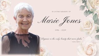 Live Stream of the Funeral Service of Marie Jones [upl. by Walls]