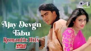 Ajay Devgn Tabu Romantic Hits  90s Hits Hindi Songs  Sadabahar Songs Bollywood Hits Video Jukebox [upl. by Nerdna]