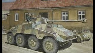 Kit Review Dragon SdKfz2344 Panzerspähwagen [upl. by Eniahs799]