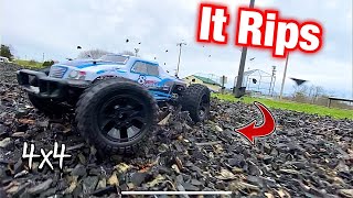 DEERC 110 9200E 4X4 RC truck durability test and review quotGreat Budget basher” [upl. by Harragan]