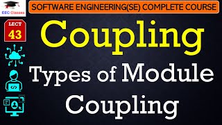 L43 Coupling  Types of Module Coupling  Software Engineering LecturesCourse in Hindi [upl. by Thirza]