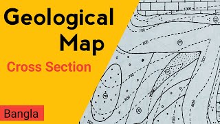 Geological Map cross section  Two Series Map  with line of Unconformity [upl. by Byrann]