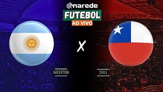 ARGENTINA X CHILE AO VIVO  TRANSMISSÃO ELIMINATÓRIAS COPA DO MUNDO 2026 [upl. by Phylys]