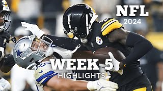 NFL Week 5 Highlights  Best Plays 2024 HD [upl. by Einwahs]